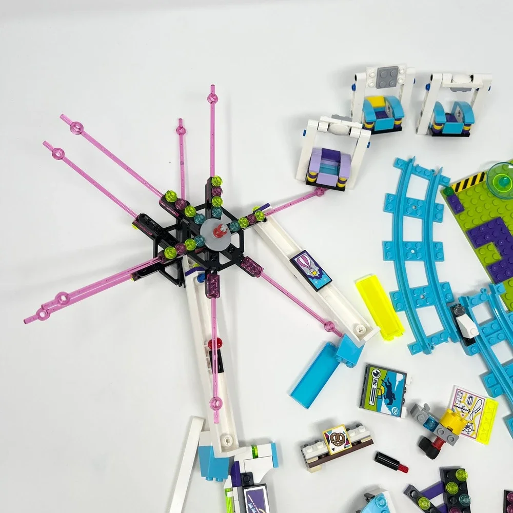 LEGO FRIENDS AMUSEMENT PARK ROLLER COASTER SET FERRIS WHEEL REPLACEMENT PIECES - Picture 2 of 11